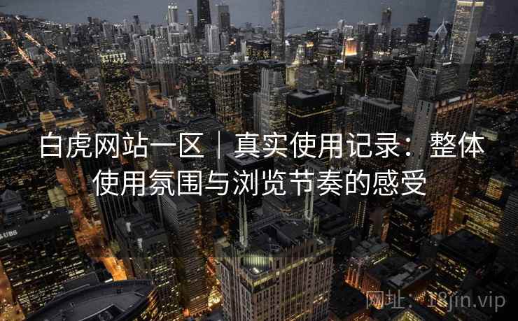 白虎网站一区｜真实使用记录：整体使用氛围与浏览节奏的感受  第2张