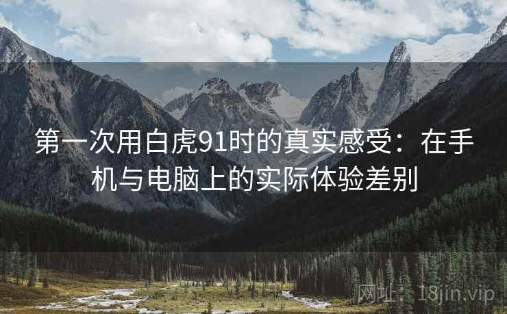 第一次用白虎91时的真实感受：在手机与电脑上的实际体验差别  第1张