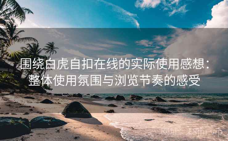 围绕白虎自扣在线的实际使用感想：整体使用氛围与浏览节奏的感受  第2张